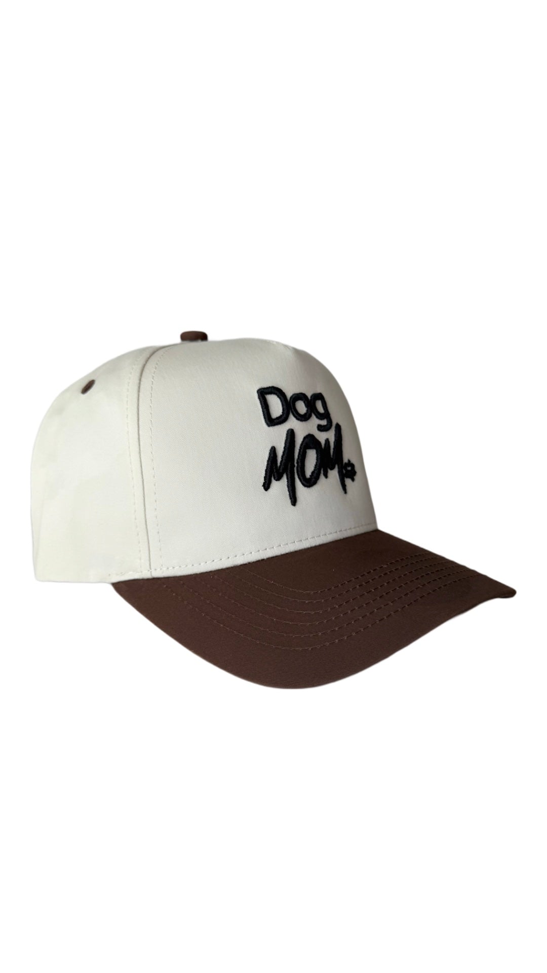 Dog Mom Hat - Brown