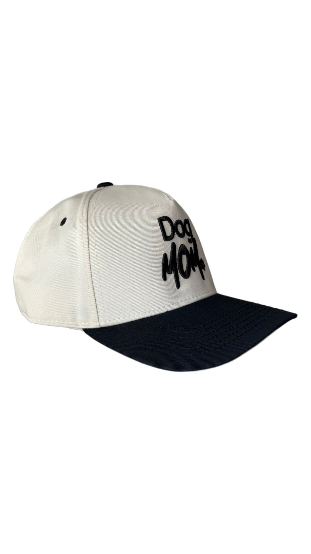 Dog Mom Hat - Cream