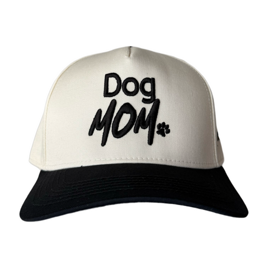 Dog Mom Hat - Cream